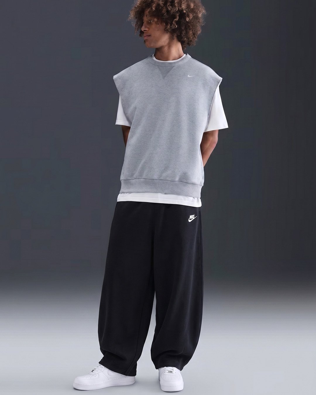 Nike French Terry Oversized Joggers - Image 2