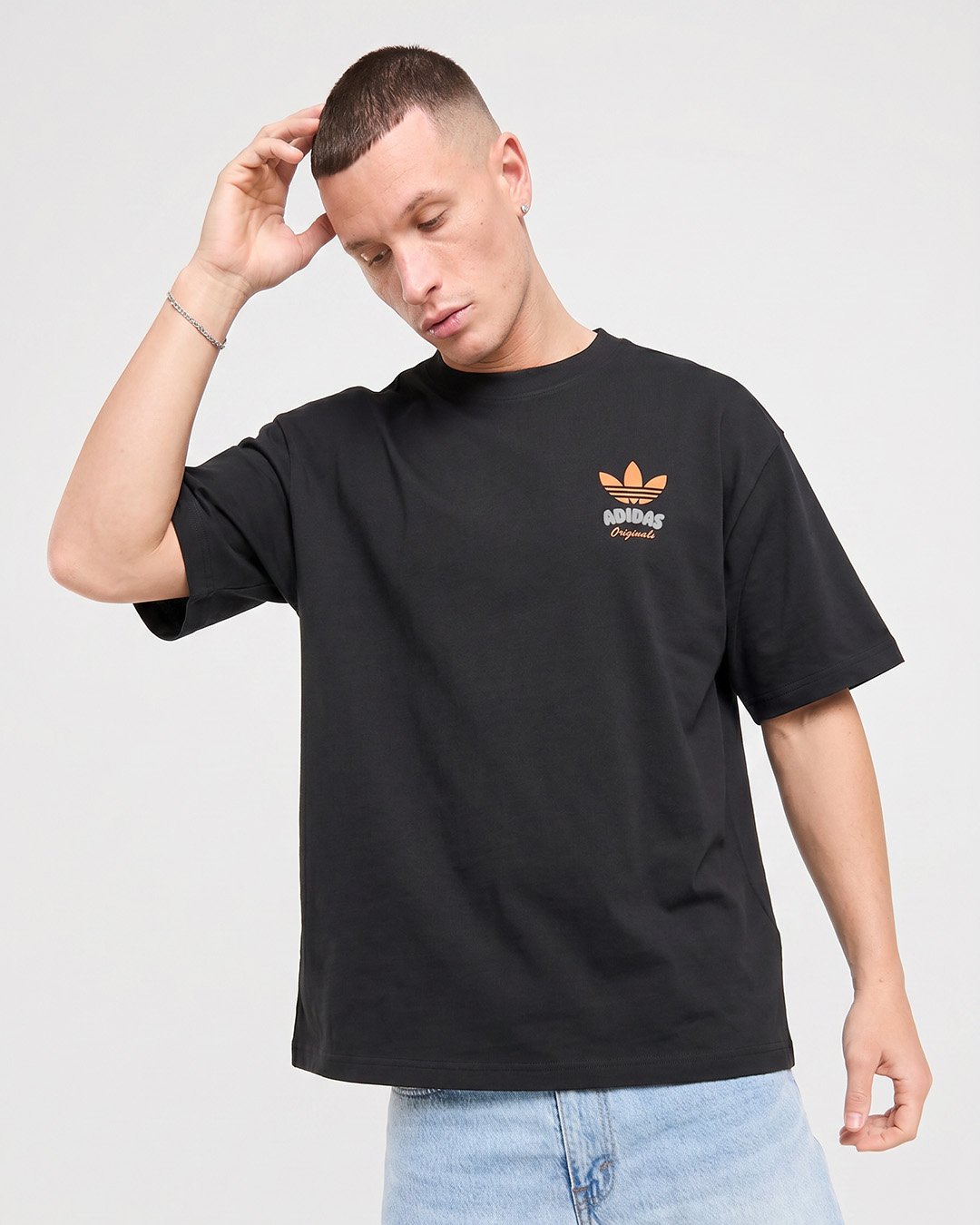 Adidas Originals Trefoil Graphic T-Shirt - Image 3